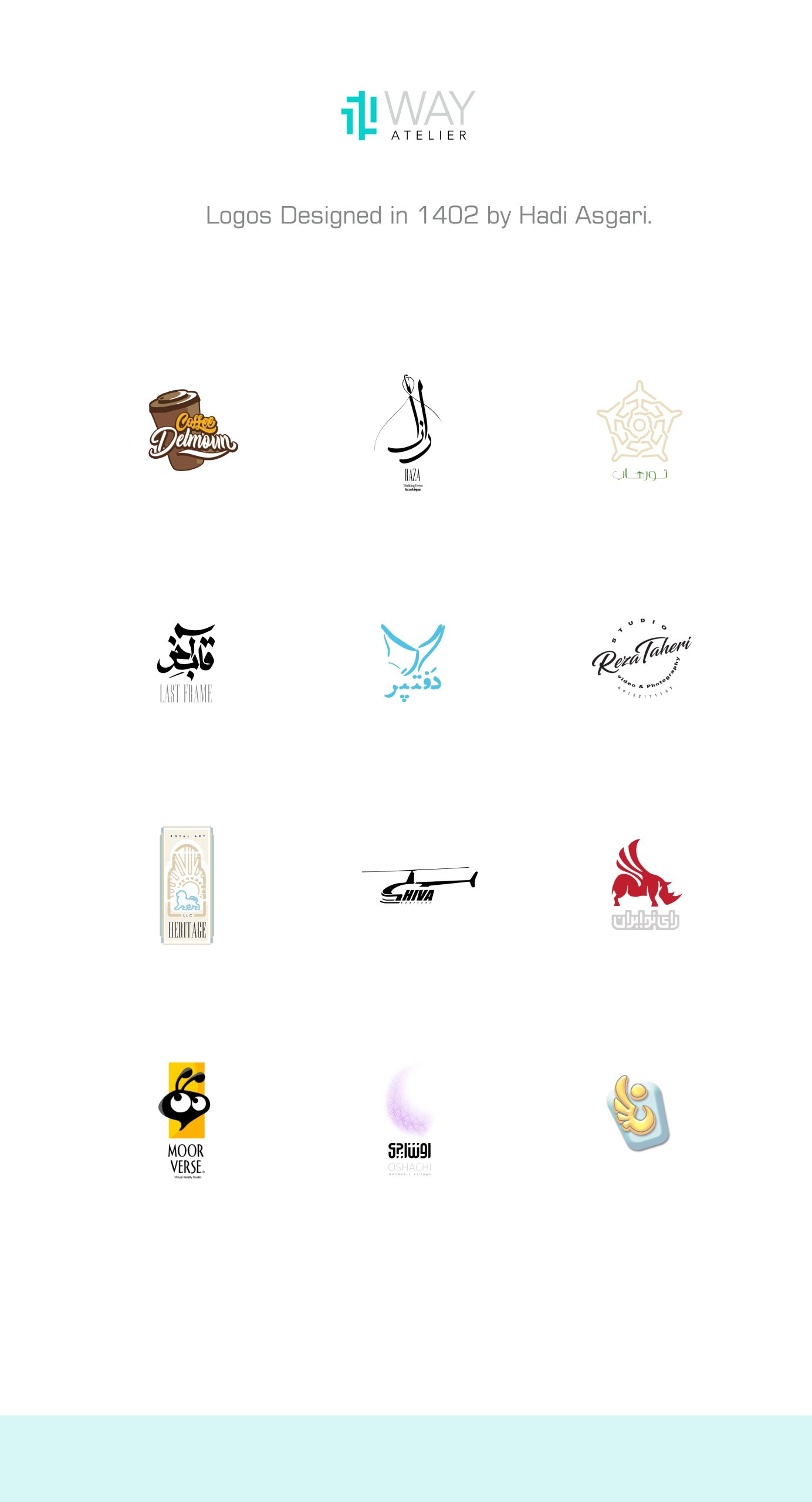 لوگو ۱۴۰۲ هادی عسگری + آتلیه وی